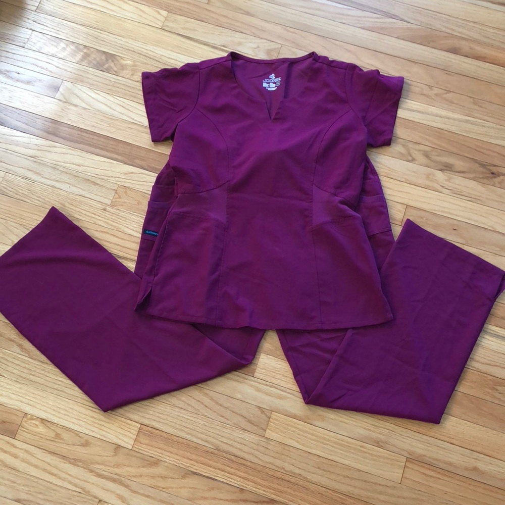 Jockey maroon scrubs